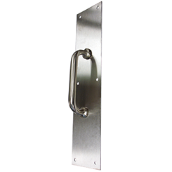 Push, pull, and kick plates